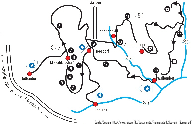 Westwallwanderweg - Promenade du Souvenir