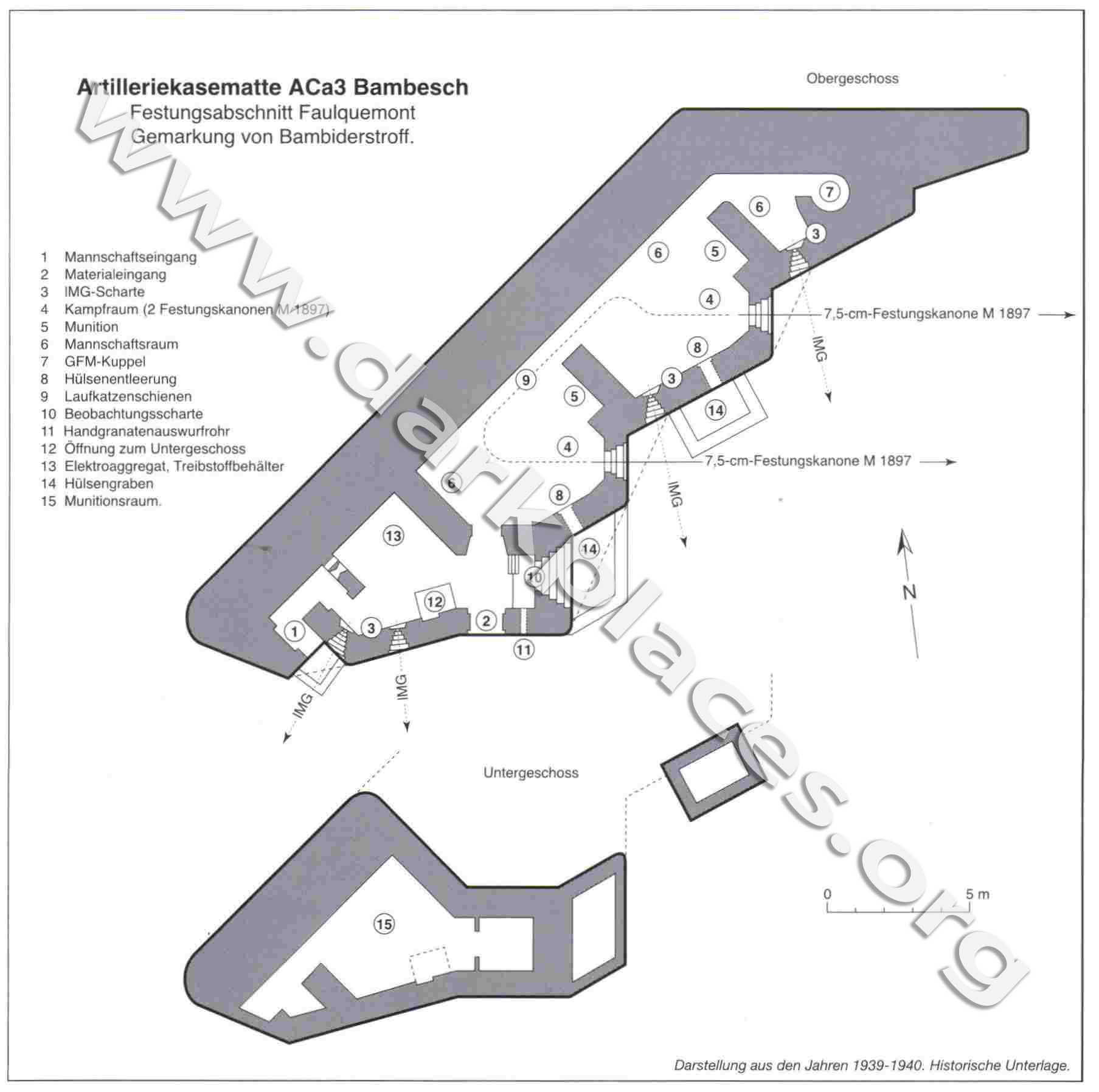 Casemate d'artillerie du Bambesch