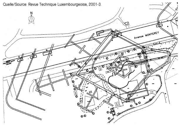 Jetztige Lage des Fort Lamberts